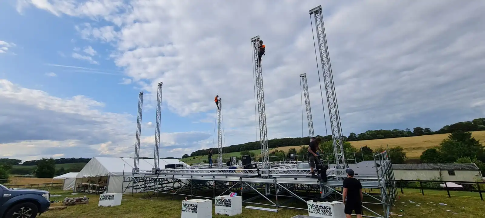 Outdoor Stage Builds - UK Festivals